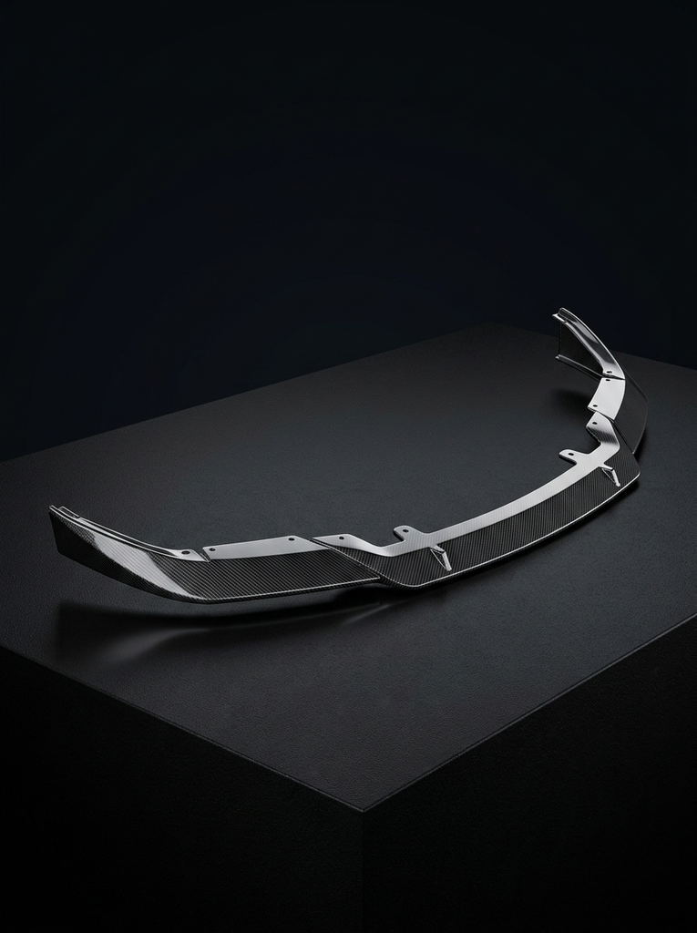 BMW 5 Series F90 M5 LCI ST Style Carbon Fiber Front Lip (2020+)