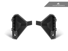Load image into Gallery viewer, AutoTecknic Dry Carbon Rear Bumper Reflector Trim Set - G87 M2
