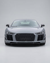 Load image into Gallery viewer, 2016–2018 Audi R8 V10 &amp; V10 Plus Coupe Custom Style Front Lip Splitter – Carbon Fiber