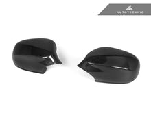 Load image into Gallery viewer, AutoTecknic Dry Carbon Fiber Mirror Cap Set - E90 3-Series Sedan LCI