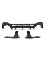 Load image into Gallery viewer, 2020–2021 Audi RS7 C8 Sportback Finned Rear Bumper Lip – Dry Carbon Fiber