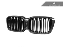 Load image into Gallery viewer, AutoTecknic Dry Carbon Fiber Dual-Slats Front Grille Set - G01 X3 LCI | G02 X4 LCI