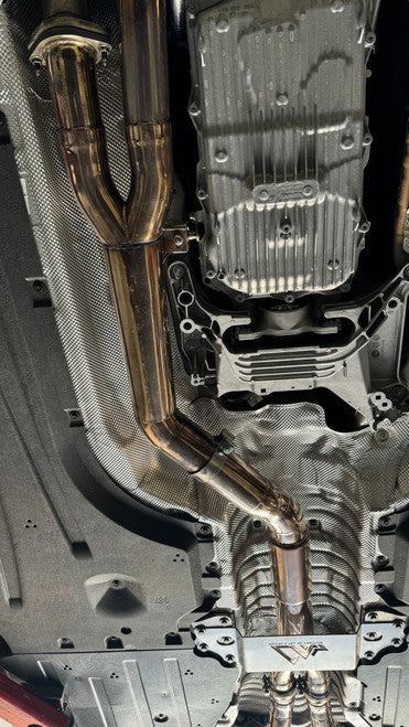 MAD BMW G87 M2 S58 Resonated Single Midpipe (Brace Included)