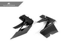 Load image into Gallery viewer, AutoTecknic Dry Carbon Front Bumper Trim Set - F97 X3M LCI | F98 X4M LCI