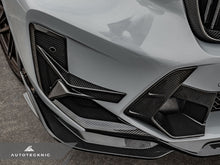 Load image into Gallery viewer, AutoTecknic Dry Carbon Front Bumper Trim Set - F97 X3M LCI | F98 X4M LCI