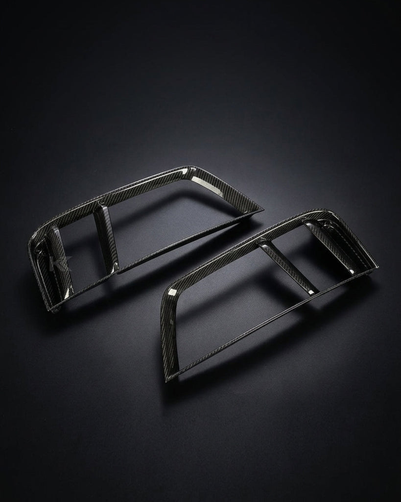 2016–2018 Audi R8 V10 & V10 Plus Coupe Rear Bumper Vent Covers – Carbon Fiber