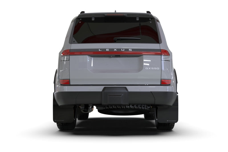 Rally Armor 24-25 Lexus GX 550 Luxury Premium Black Mud Flap - Metallic Black Logo