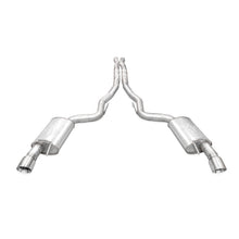Load image into Gallery viewer, Stainless Works 2024 Mustang GT Catback Dual Tips Redline Sound X-Pipe Performance Connect Exhaust