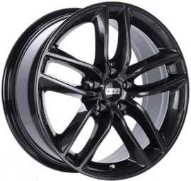 BBS SX 17x7.5 5x120 ET49 Crystal Black Wheel -72.5mm