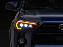 Load image into Gallery viewer, Raxiom 14-24 Toyota 4Runner CXR Series LED Headlights with Amber DRL- Black Housing- Clear Lens