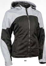 Load image into Gallery viewer, Speed and Strength Starstruck Mesh Jacket Grey/Black Womens - XS