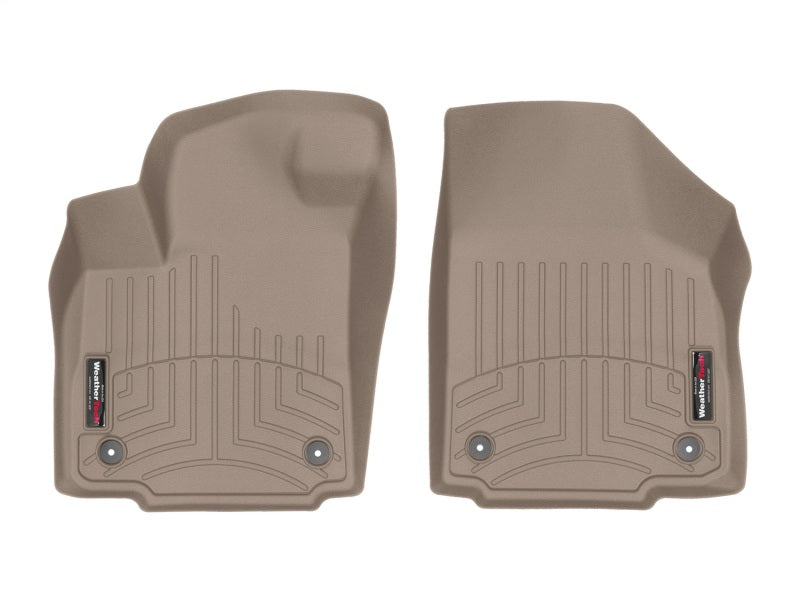 WeatherTech 2017+ Jaguar XE Front FloorLiner - Tan (AWD Only)