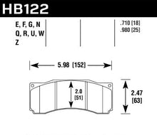 Load image into Gallery viewer, HAWK Performance Performance Ceramic Street Brake Pads (18mm) - Fits Front YSCPF6B &amp; YSCPF8A Calipers