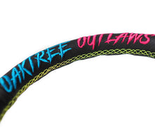 Load image into Gallery viewer, NRG Reinforced Steering Wheel - Oak Tree Outlaws 3in Deep/5mm Blk Spk 350mm Wheel - Blk Perf Lthr