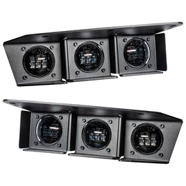 ORACLE Lighting 21-22 Ford Bronco Triple LED Fog Light Kit for Steel Bumper - White NO RETURNS