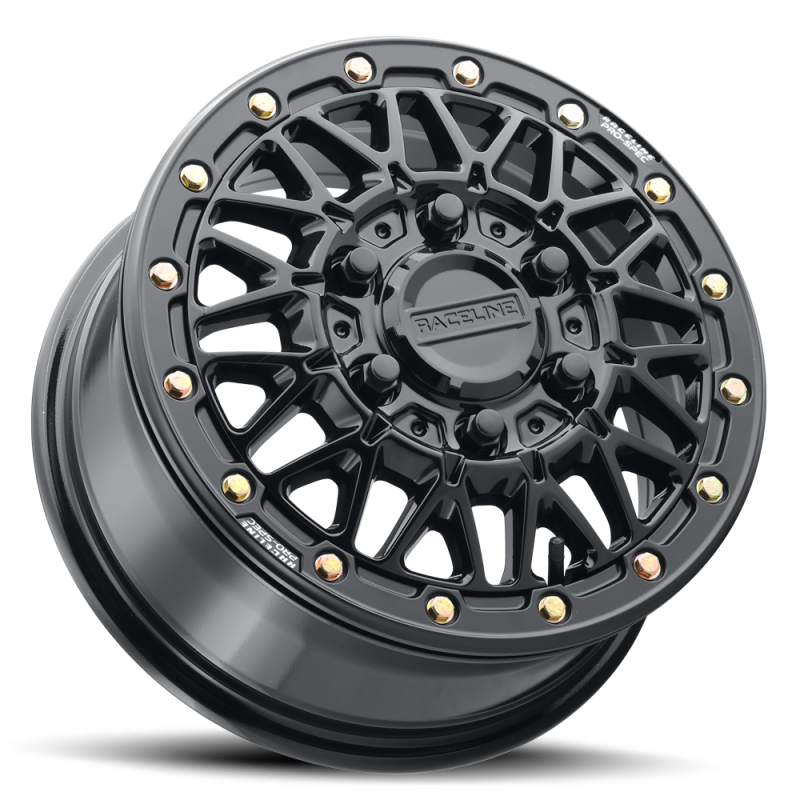 Raceline A15 Omega 15x6in / 4x156 BP / 40mm Offset / 132.5mm Bore - Gloss Black