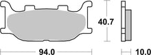 Load image into Gallery viewer, Brembo OE 93-03 Yamaha TDR R 125cc Sinter Brake Pad - Front