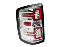 Load image into Gallery viewer, Raxiom 14-18 Chevrolet Silverado 1500 LED Tail Lights/Seq Turn Signals- Chrome- Clear Lens