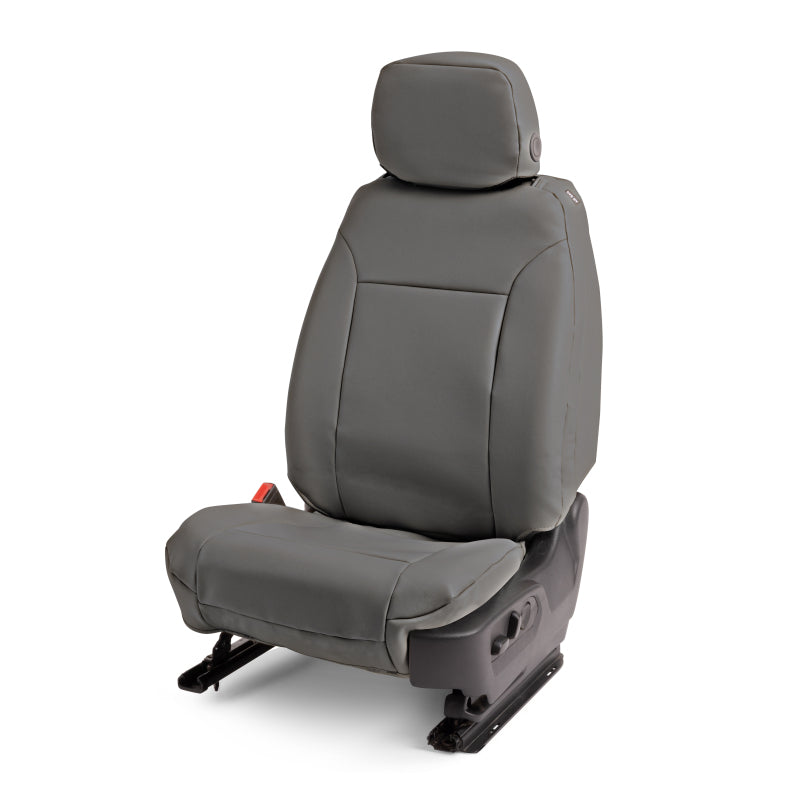 Covercraft 19-21 Chevrolet Silverado/ Leatherette PrecisionFit Custom Front Row Seat Covers - Stone