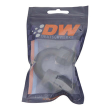 Load image into Gallery viewer, DeatschWerks 8AN Female Swivel 180-Degree Hose End PTFE (Incl Olive Insert) - Anodized Matte Black