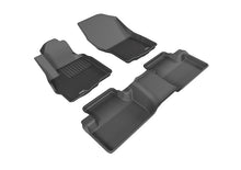 Load image into Gallery viewer, 3D MAXpider 2011-2019 Mitsubishi Outlander Sport Kagu 1st &amp; 2nd Row Floormats - Black