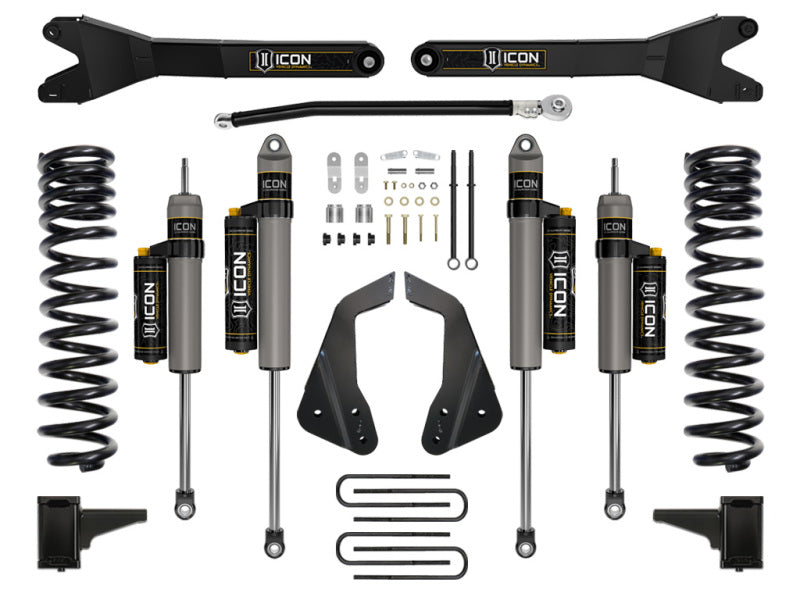 ICON 05-07 Ford F250/F350 4.5in Stage 4 Suspension System w/ Radius Arms