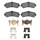 R1 95-00 Nissan 200SX Rear Optimum OE Brake Pads & Hardware Kit