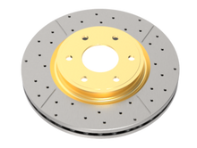 Load image into Gallery viewer, DBA 01-07 Toyota Corolla Front Drilled &amp; Slotted Street Series Rotor w/Gold Hat
