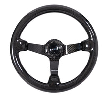 Load image into Gallery viewer, NRG Carbon Fiber Steeering Wheel (350mm) Deep Dish - Full Carbon