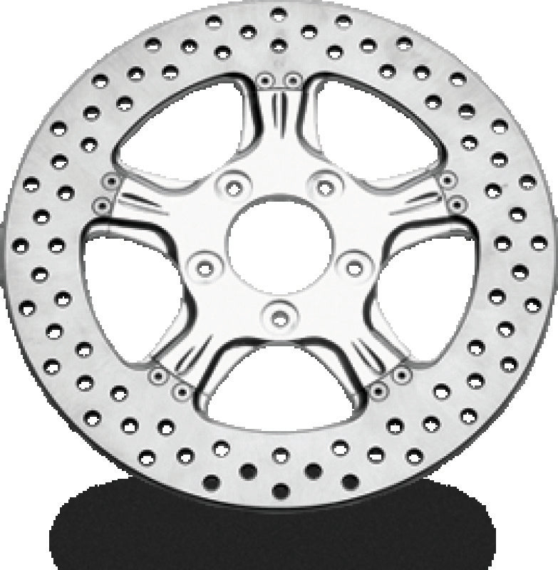 Performance Machine Disc/Carr 11.8 Wrath Fr - Chrome