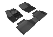 Load image into Gallery viewer, 3D MAXpider 2017-2020 Ford Fusion Kagu 1st &amp; 2nd Row Floormats - Black