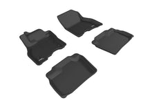 Load image into Gallery viewer, 3D MAXpider 2013-2019 Nissan Leaf Kagu 1st &amp; 2nd Row Floormats - Black