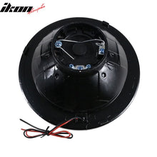 Load image into Gallery viewer, Universal 2PCS 5" Round Headlights Angel Eye Crystal Clear Red Halo