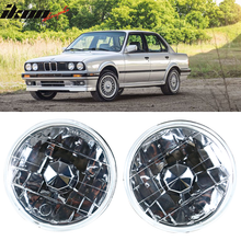 Load image into Gallery viewer, Universal Clear Lens 5in 2PCS Round Headlights Conversion Head Lamps
