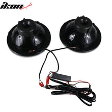 Load image into Gallery viewer, Universal 7In Round Chrome Half White Half Black RGB Halo Headlights