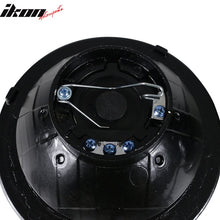 Load image into Gallery viewer, Universal 7In Round Chrome Half White Half Black RGB Halo Headlights