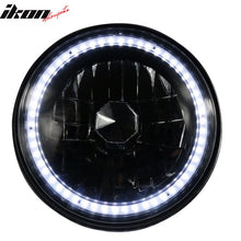 Load image into Gallery viewer, Universal 7" H6024 6014gen White Ring H4 Bulb Angel Eye Headlight