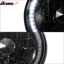 Load image into Gallery viewer, Universal 7" H6024 6014gen White Ring H4 Bulb Angel Eye Headlight