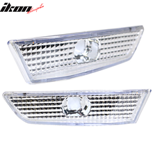 Load image into Gallery viewer, 2003-2007 Infiniti G35 Coupe Clear Lens Side Marker Bumper Lights Lamp