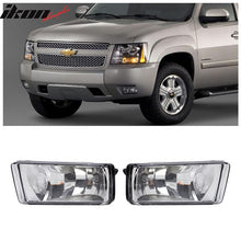 Load image into Gallery viewer, 2007-2014 Chevy Silverado Tahoe Suburban Avalanche Clear Fog Lights