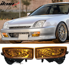 Load image into Gallery viewer, 1997-2001Â Honda Prelude Yellow Lens 2PCS Front Bumper Fog Lights Lamps