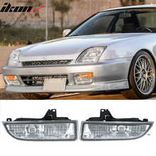 Load image into Gallery viewer, 1997-2001Â Honda Prelude Clear Lens 2PCS Front Bumper Fog Lights Lamps