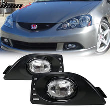 Load image into Gallery viewer, 2005-2007Â Acura RSX Clear Lens 2PCS Front Bumper Fog Lights Lamp