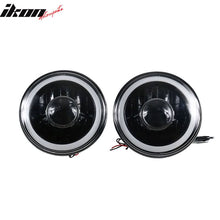 Load image into Gallery viewer, Universal 7" Round Black Chrome Headlight Conversion