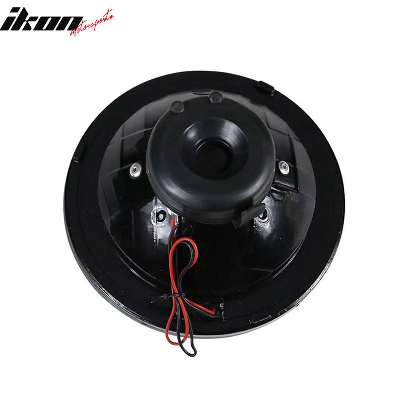 Universal 7" Round Black Chrome Headlight Conversion