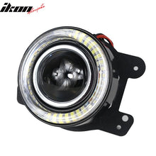 Load image into Gallery viewer, 2007-2016 Jeep Wrangler LED Projector Fog Light With Halo Clear Lens