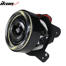 Load image into Gallery viewer, 2007-2016 Jeep Wrangler LED Projector Fog Light With Halo Clear Lens