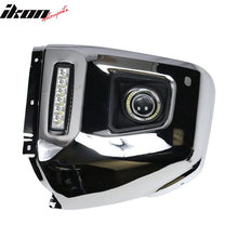 Load image into Gallery viewer, 2014-2019 Toyota Tundra Chrome Halo Projector LED Bumper Fog Lights