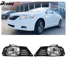 Load image into Gallery viewer, 2007-2009 Toyota Camry Front Bumper CFog Lights Clear W/Chrome Bezel