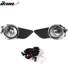 Load image into Gallery viewer, 2011-2017 Toyota Sienna Chrome Clear Front Bumper Fog Lights Lamps
